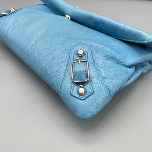 Balenciaga Crossbody Bag Arena Lambskin Blue
