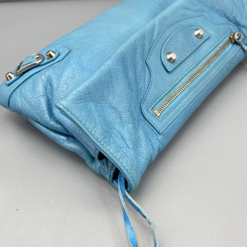 Balenciaga Crossbody Bag Arena Lambskin Blue