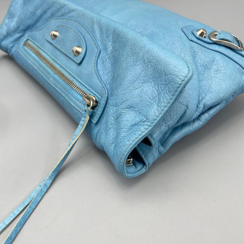 Balenciaga Crossbody Bag Arena Lambskin Blue