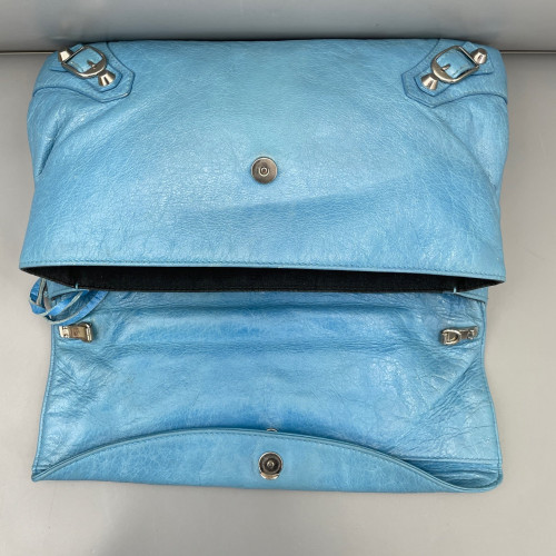 Balenciaga Crossbody Bag Arena Lambskin Blue