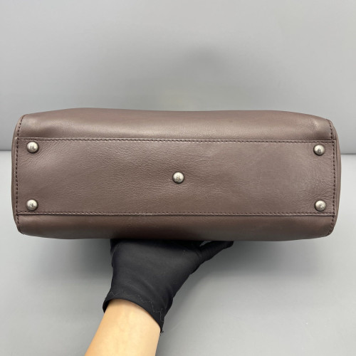 Fendi Peekaboo Iconic Medium Calfskin Brown