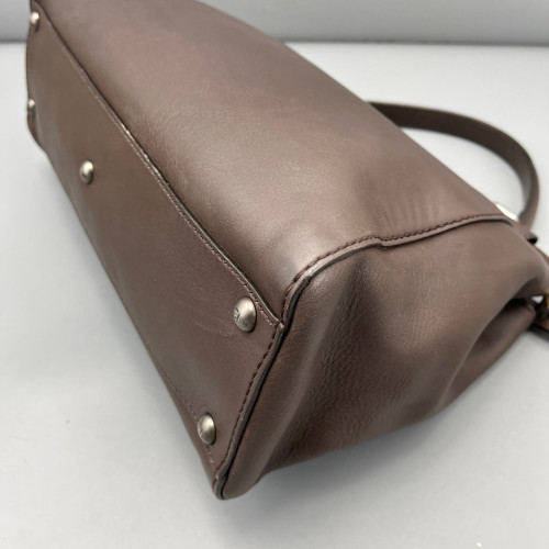Fendi Peekaboo Iconic Medium Calfskin Brown