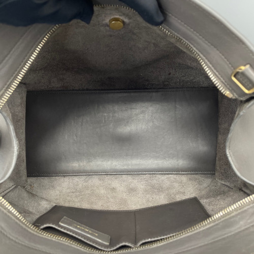 Yves Saint Laurent Small Cabas Chyc Calfskin Grey