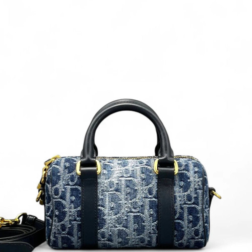 Dior Groove 17 Bag Denim Blue