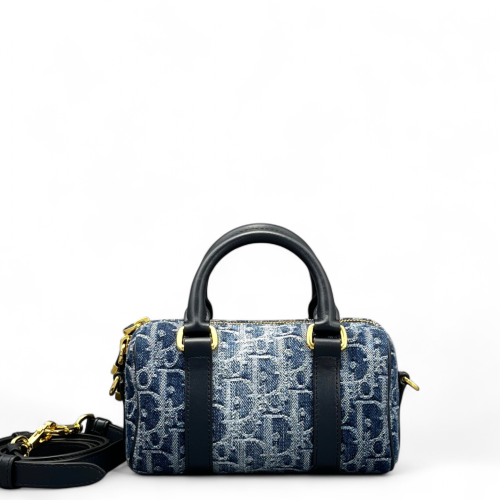 Dior Groove 17 Bag Denim Blue
