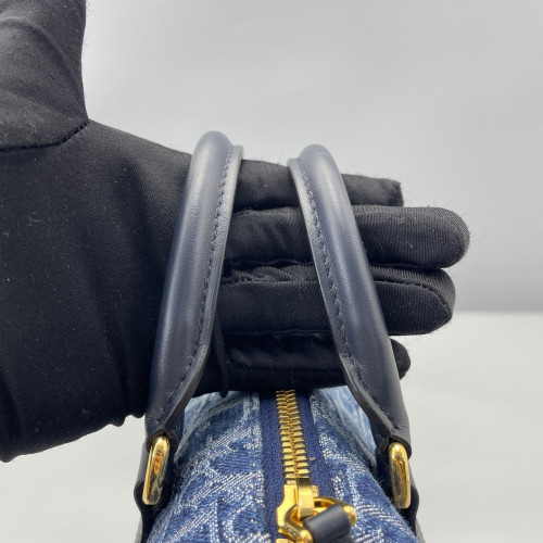 Dior Groove 17 Bag Denim Blue