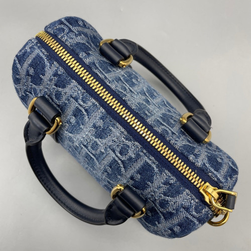 Dior Groove 17 Bag Denim Blue