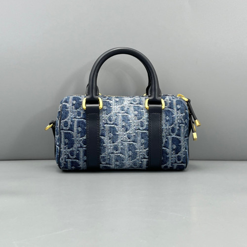 Dior Groove 17 Bag Denim Blue