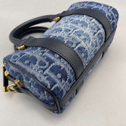 Dior Groove 17 Bag Denim Blue