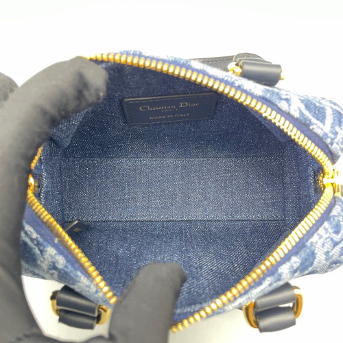 Dior Groove 17 Bag Denim Blue