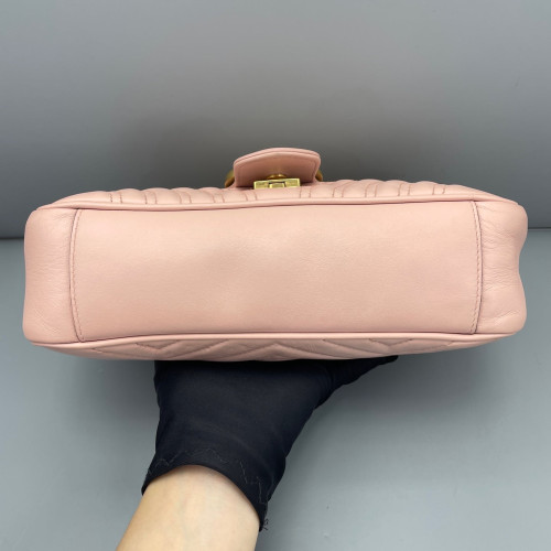 Gucci Small GG Marmont Calfskin Pink Gucci Small GG Marmont Calfskin Pink