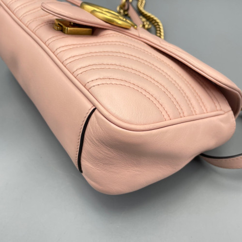 Gucci Small GG Marmont Calfskin Pink Gucci Small GG Marmont Calfskin Pink