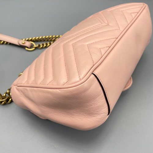 Gucci Small GG Marmont Calfskin Pink Gucci Small GG Marmont Calfskin Pink