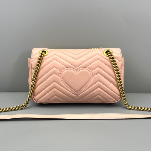 Gucci Small GG Marmont Calfskin Pink Gucci Small GG Marmont Calfskin Pink