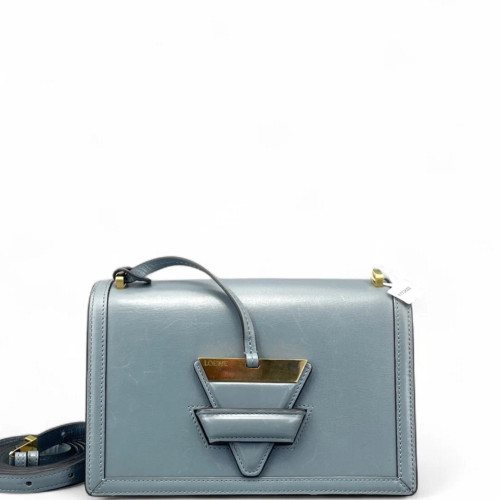 Loewe Medium Barcelona Shoulder Calfskin Dusty Blue