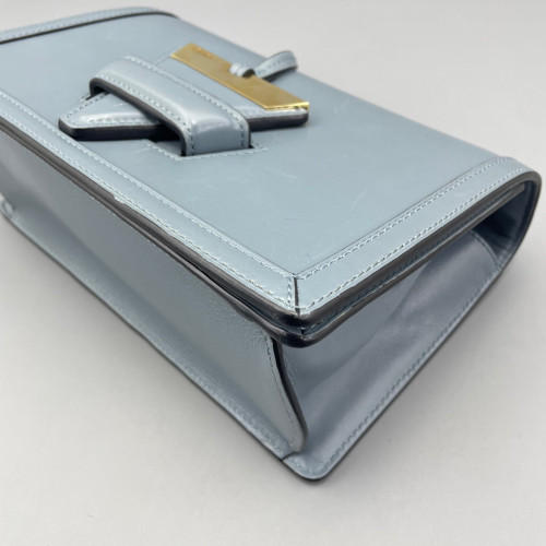 Loewe Medium Barcelona Shoulder Calfskin Dusty Blue