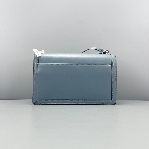 Loewe Medium Barcelona Shoulder Calfskin Dusty Blue