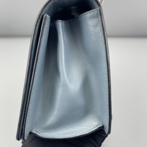 Loewe Medium Barcelona Shoulder Calfskin Dusty Blue