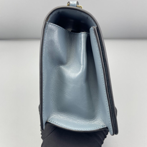 Loewe Medium Barcelona Shoulder Calfskin Dusty Blue