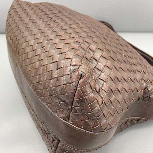 Bottega Veneta Tote Bag Calfskin Intrecciato Brown