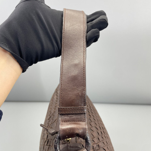 Bottega Veneta Tote Bag Calfskin Intrecciato Brown