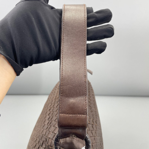 Bottega Veneta Tote Bag Calfskin Intrecciato Brown