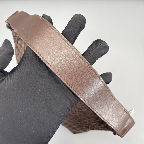 Bottega Veneta Tote Bag Calfskin Intrecciato Brown