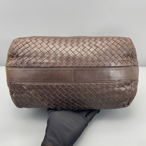 Bottega Veneta Tote Bag Calfskin Intrecciato Brown