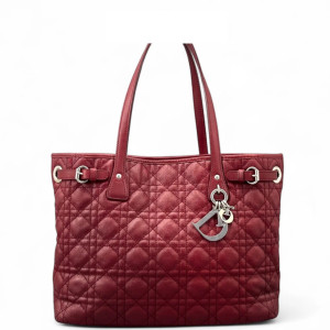 Dior Tote Bag Coated Canvas Burgundy Dior Tote Bag Coated Canvas Burgundy