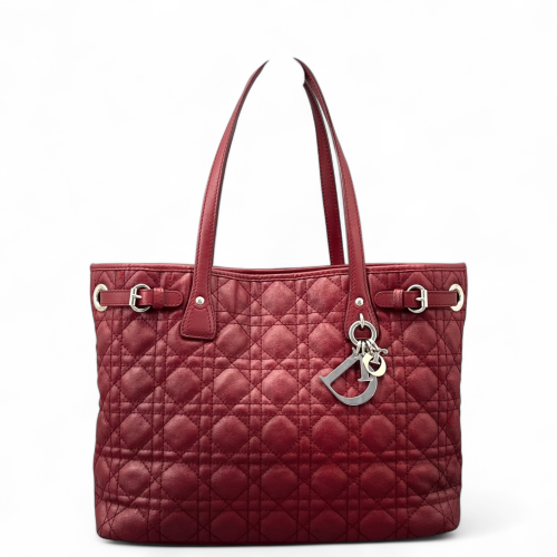 Dior Tote Bag Coated Canvas Burgundy Dior Tote Bag Coated Canvas Burgundy