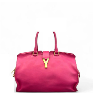 Yves Saint Laurent Medium Cabas Chyc Calfskin Rose