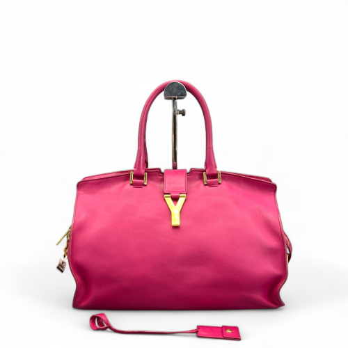 Yves Saint Laurent Medium Cabas Chyc Calfskin Rose