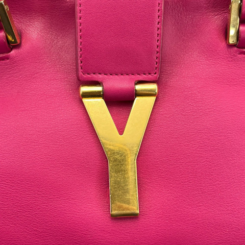 Yves Saint Laurent Medium Cabas Chyc Calfskin Rose