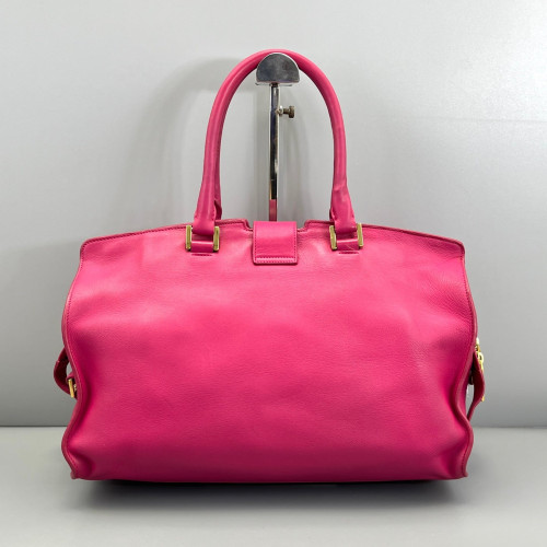 Yves Saint Laurent Medium Cabas Chyc Calfskin Rose