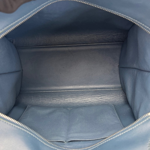 Fendi Regular 3jours Tote Calfskin Blue