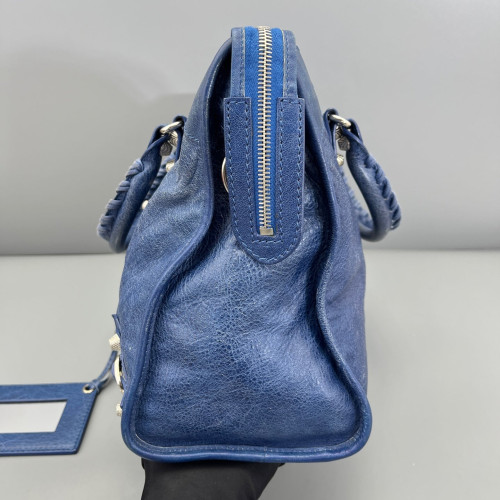 Balenciaga Medium City Arena Lambskin Blue