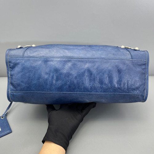 Balenciaga Medium City Arena Lambskin Blue