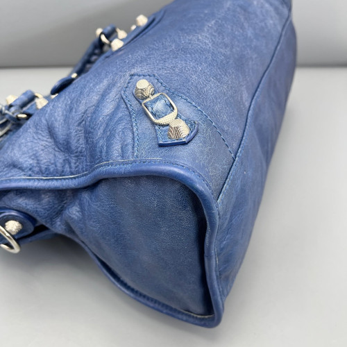 Balenciaga Medium City Arena Lambskin Blue