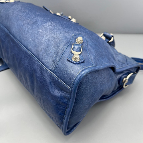 Balenciaga Medium City Arena Lambskin Blue