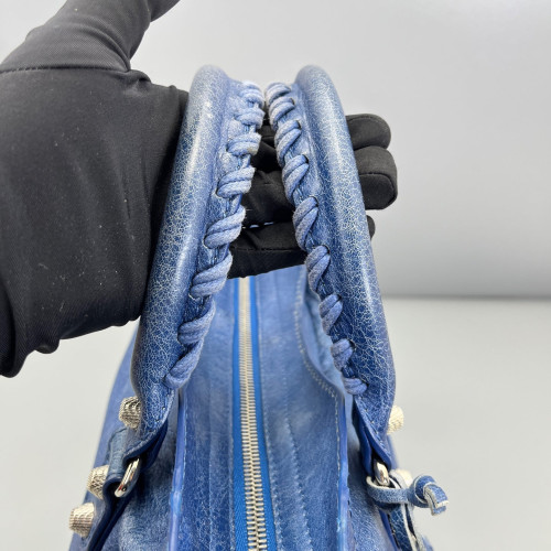 Balenciaga Medium City Arena Lambskin Blue