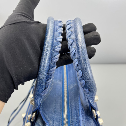 Balenciaga Medium City Arena Lambskin Blue