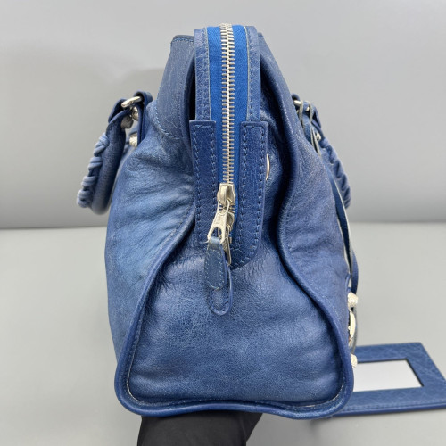 Balenciaga Medium City Arena Lambskin Blue