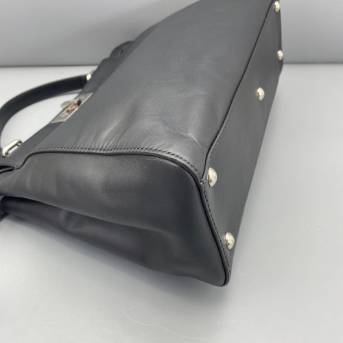 Fendi Peekaboo Iconic Medium Calfskin Black