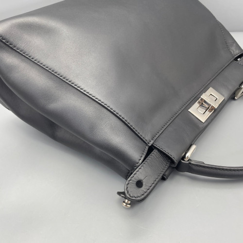 Fendi Peekaboo Iconic Medium Calfskin Black