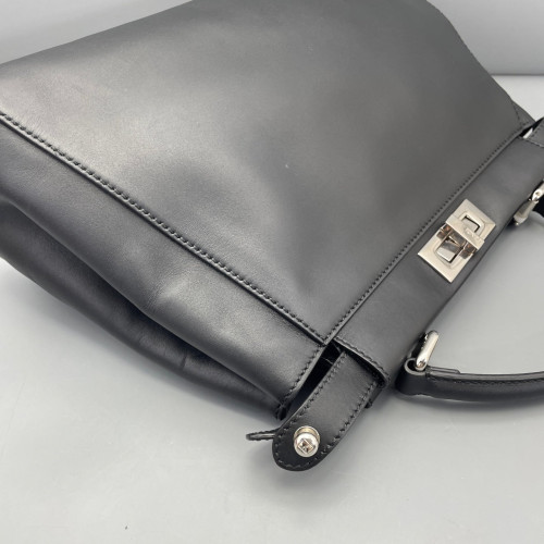 Fendi Peekaboo Iconic Medium Calfskin Black