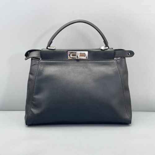 Fendi Peekaboo Iconic Medium Calfskin Black