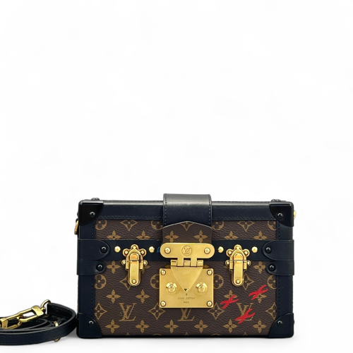 Louis Vuitton Petite Malle Monogram Brown Black
