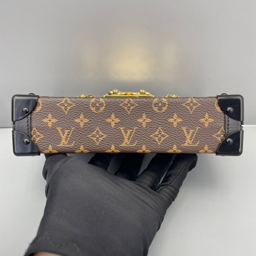 Louis Vuitton Petite Malle Monogram Brown Black