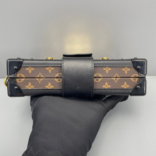 Louis Vuitton Petite Malle Monogram Brown Black