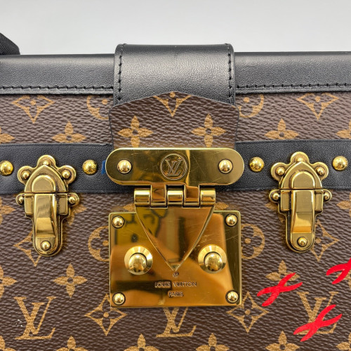 Louis Vuitton Petite Malle Monogram Brown Black